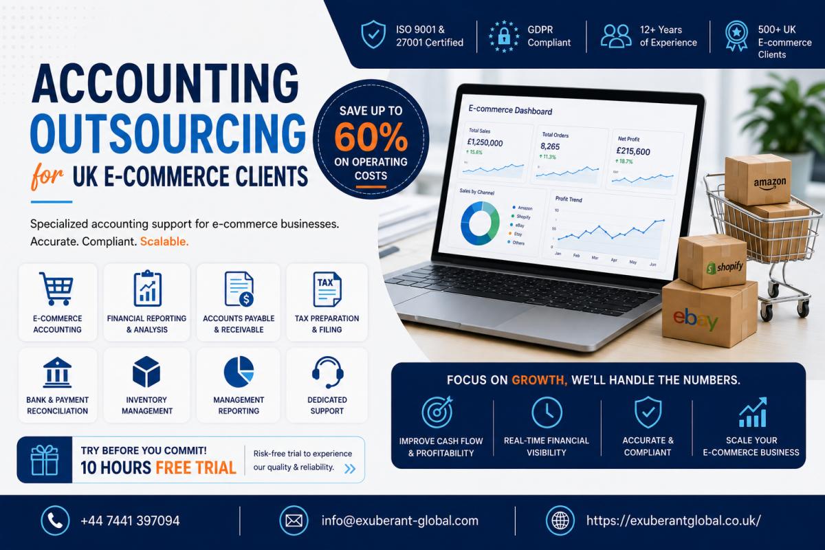 Accounting Outsourcing for UK E-commerce Clients
