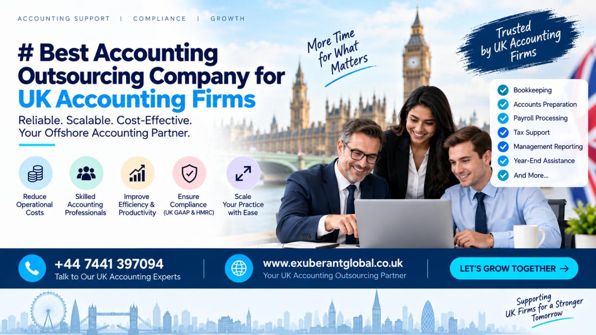 Best Accounting Outsourcing Company for UK Accounting Firms