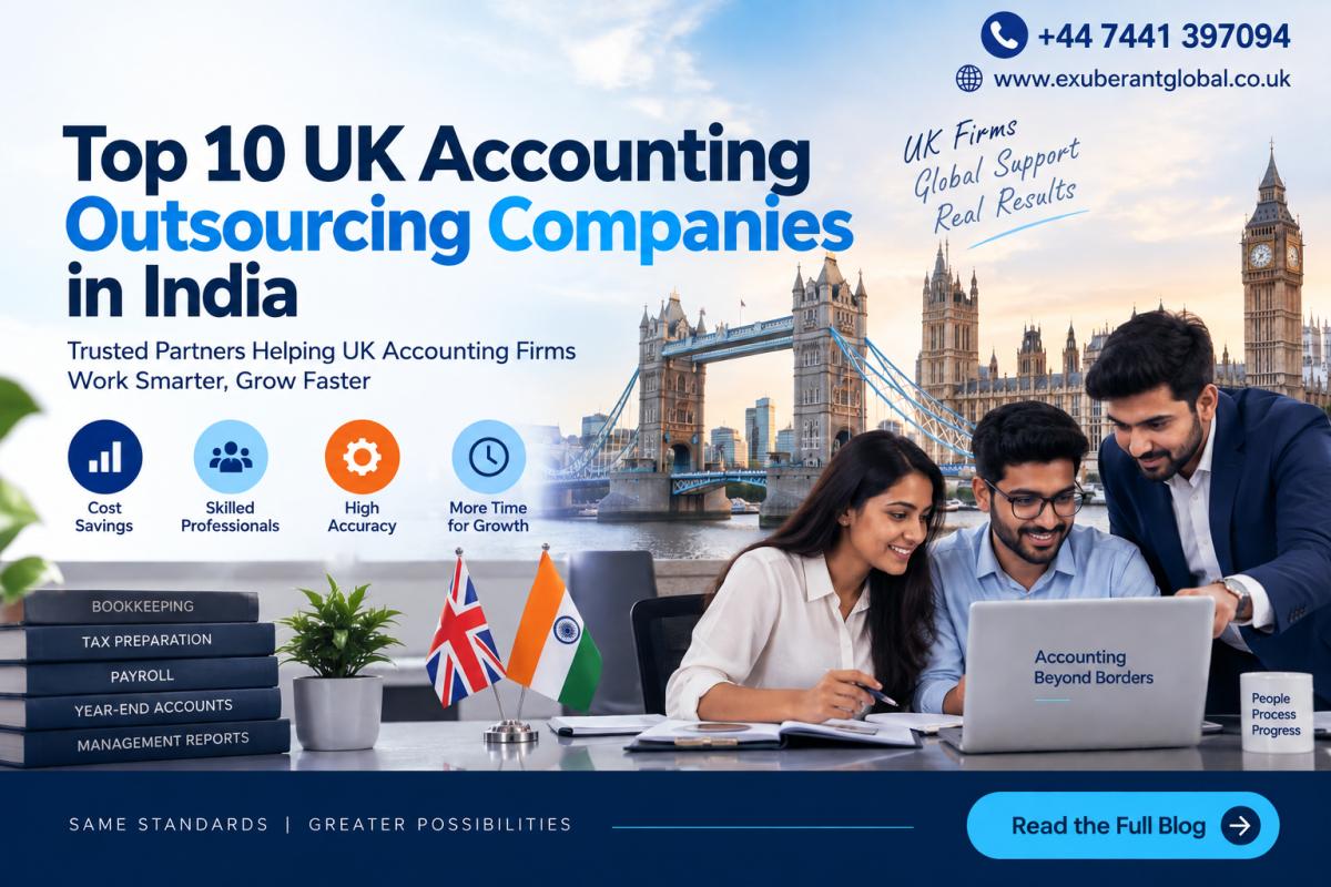 Top 10 UK Accounting Outsourcing Companies in India