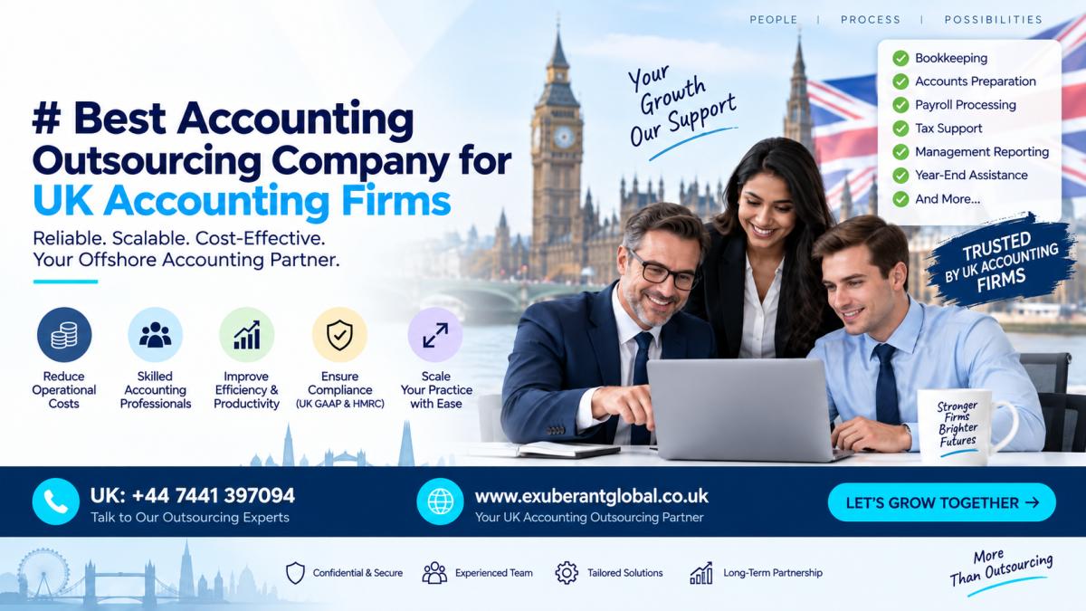 Best Accounting Outsourcing Company in India for UK Firms